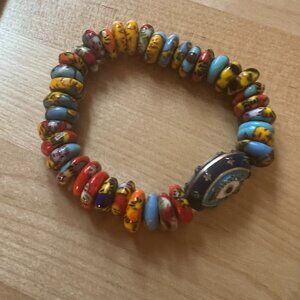 The Woods Evil Eye Beaded Bracelet